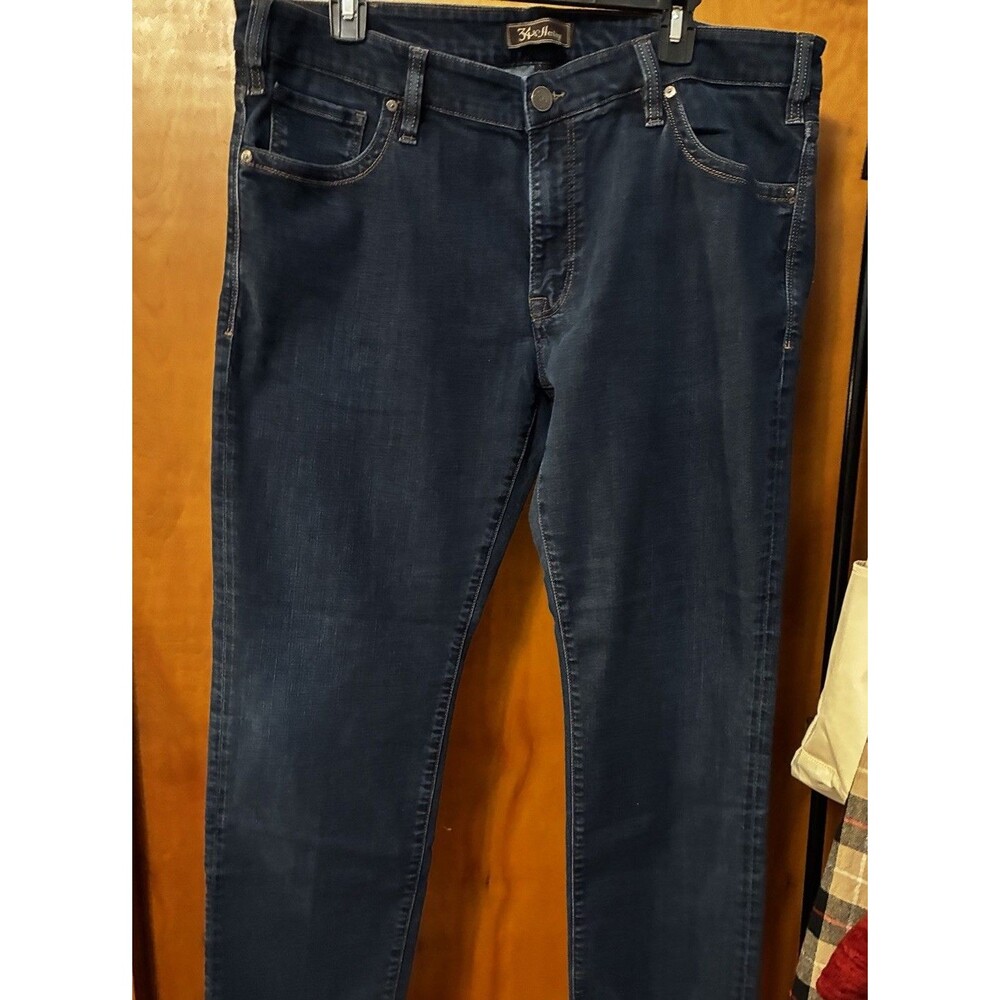 34th Heritage Courage Men’s Mid Rise Straight Jeans Mens Size 38 X 30 - Picture 2 of 10